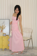 Sara Tube Maxi Dress (Pink)