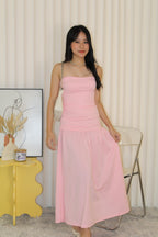 Sara Tube Maxi Dress (Pink)