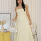 Brianna Flare Midi Dress (Yellow)