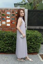 Danica Pleated Midaxi Dress (Green)