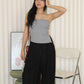 Brea Pleated Trousers Pants (Black)
