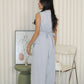 Russie French Two Piece Pants Set (Grey)
