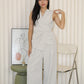 Russie French Two Piece Pants Set (Grey)