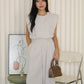 Massimo Two Piece Pants Set (Black)
