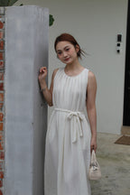 Danica Pleated Midaxi Dress (Green)