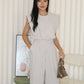Massimo Two Piece Pants Set (Black)