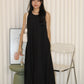 Althea Balloon Midaxi Dress (Cream)