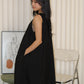 Althea Balloon Midaxi Dress (Cream)