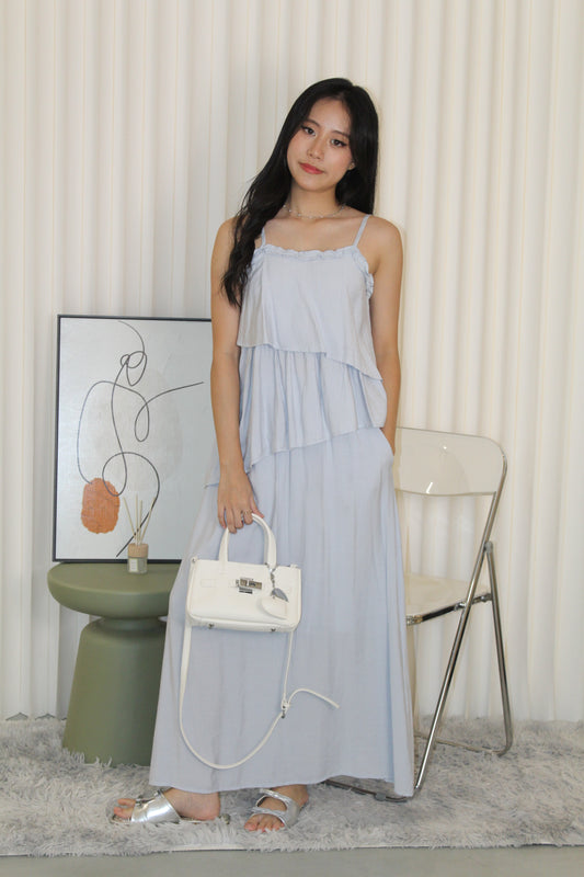 Liesse Cami Two Piece Skirt Set (Blue)