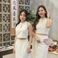 Chu Yi Cheongsam Top (Cream)