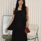 Liesse Cami Two Piece Skirt Set (Black)