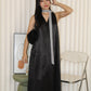 Manda Satin Maxi Dress (Blue)