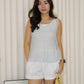 Alicia Knit Two Piece Top (Cream)