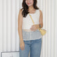 Alicia Knit Two Piece Top (Cream)