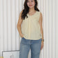 Inessa Ruched Top (Yellow)