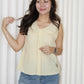 Inessa Ruched Top (Yellow)