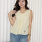 Inessa Ruched Top (White)