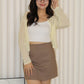 Laura Knit Cardigan Top (Blue)