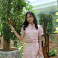 Mei Cheongsam Satin Skirt (Pink)