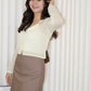 Laura Knit Cardigan Top (Blue)