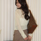 Laura Knit Cardigan Top (Blue)