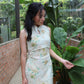 He Qi Cheongsam Maxi Dress (Green)