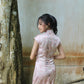 Fen Satin Midi Cheongsam Dress (Pink)