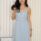 Bianca Eyelet Midi Dress (Blue)