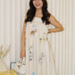 Dallas Flare Maxi Dress (Cream)