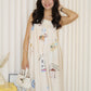 Dallas Flare Maxi Dress (Cream)