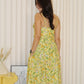 Marissa Floral Two Piece Skirt Set (Yellow)