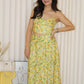 Marissa Floral Two Piece Skirt Set (Yellow)