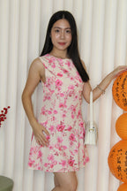 Amira Floral Mini Dress (Pink)
