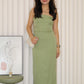 Fiorella Tube Maxi Dress (Green)