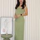 Fiorella Tube Maxi Dress (Green)