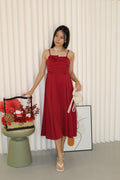 Abby Midi Dress (Red)