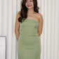 Fiorella Tube Maxi Dress (Green)