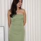 Fiorella Tube Maxi Dress (Green)