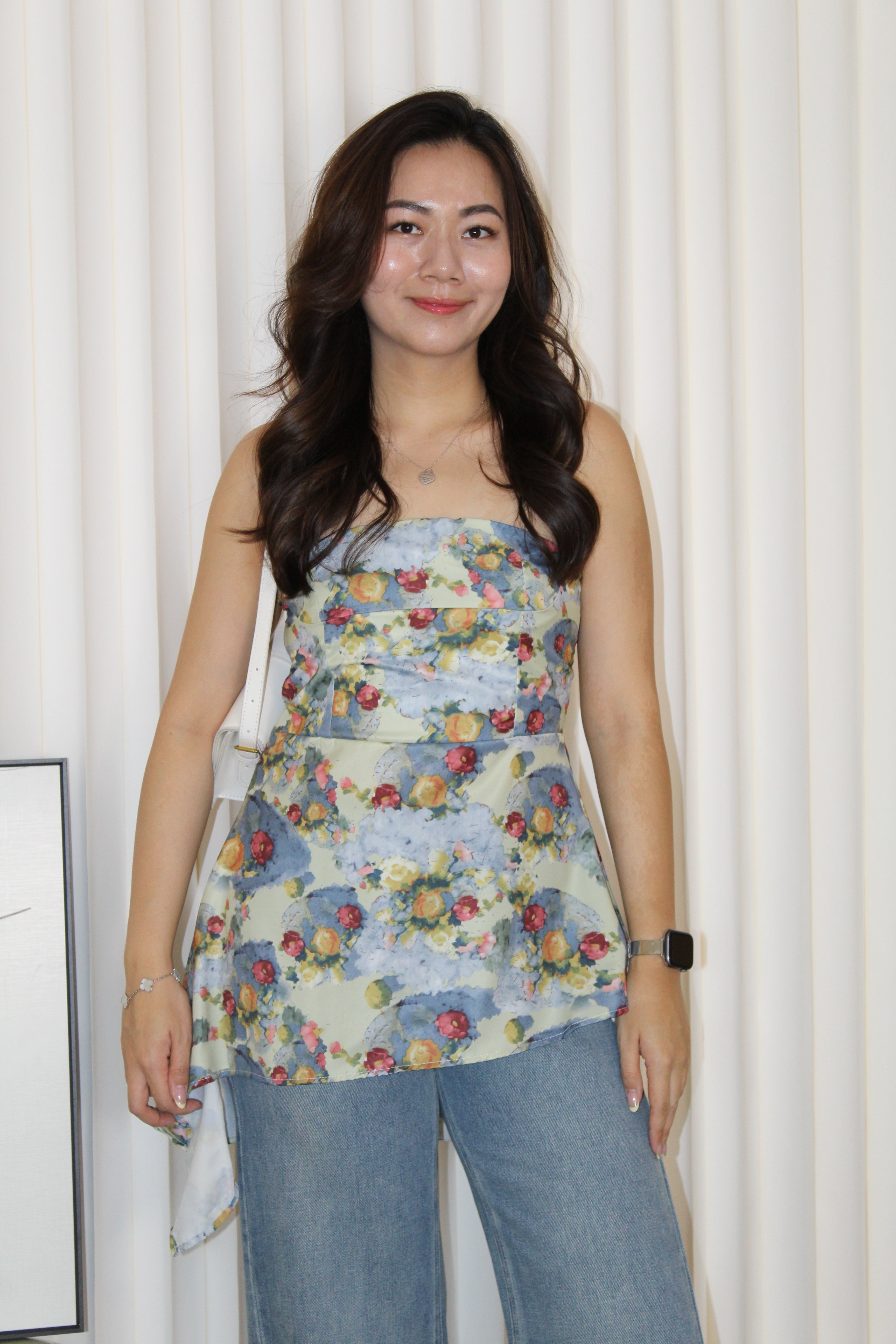 Aiko Floral Tube Top