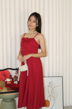 Abby Midi Dress (Red)