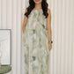 Giovanna Halter Midi Dress (Green)