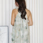 Giovanna Halter Midi Dress (Green)