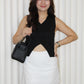 Anna Knit Vest Top (White)