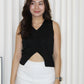 Anna Knit Vest Top (White)