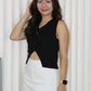 Anna Knit Vest Top (White)