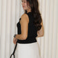 Anna Knit Vest Top (White)