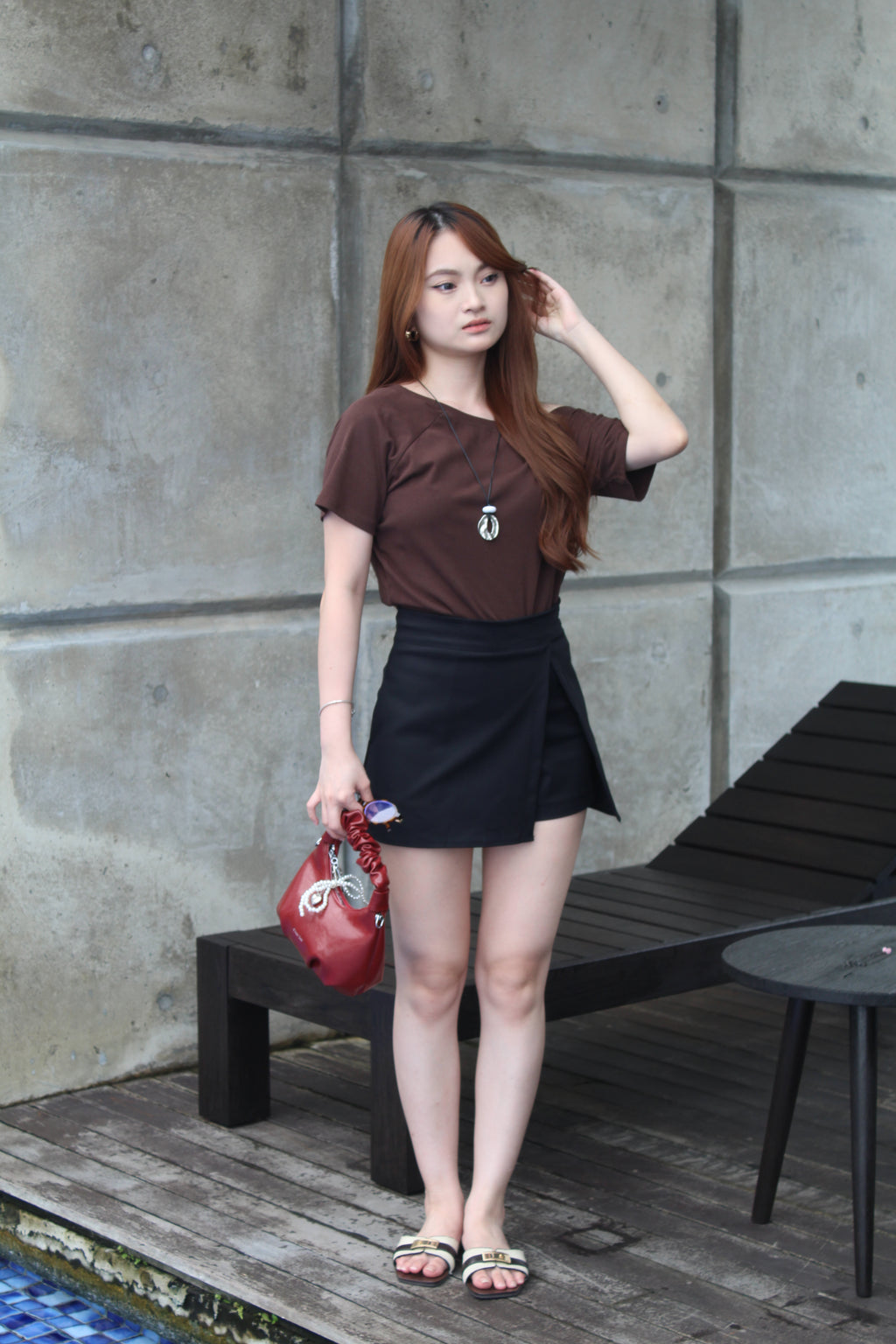 Karina Off Shoulder Cotton Top (White)
