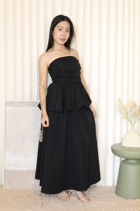 Grace Tube Two Piece Set (Black)