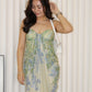 Madeleine Floral Ruffle Dress (Green)