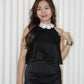 Yuna Satin Midi Skirt (Black)